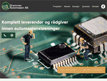 Tablet Screenshot of drammen-automasjon.no